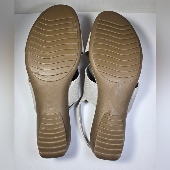 Judith Stacy Flat Slingback Wedge Sandals Size 9.5 - Picture 7 of 8